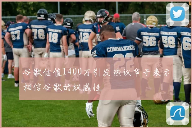 谷歌估值1400万引发热议华子表示相信谷歌的权威性