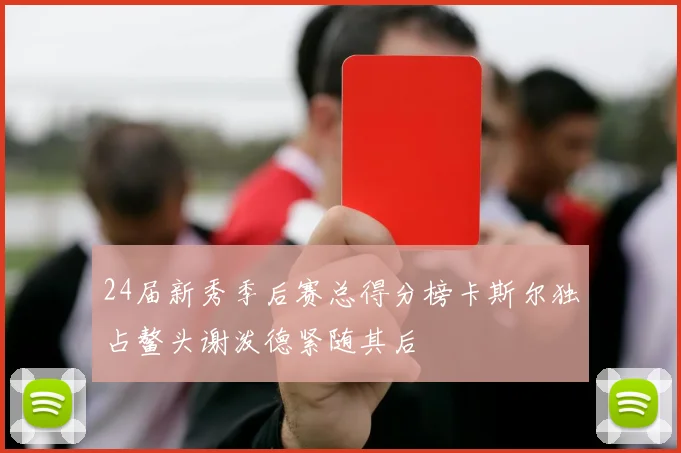 24届新秀季后赛总得分榜卡斯尔独占鳌头谢泼德紧随其后